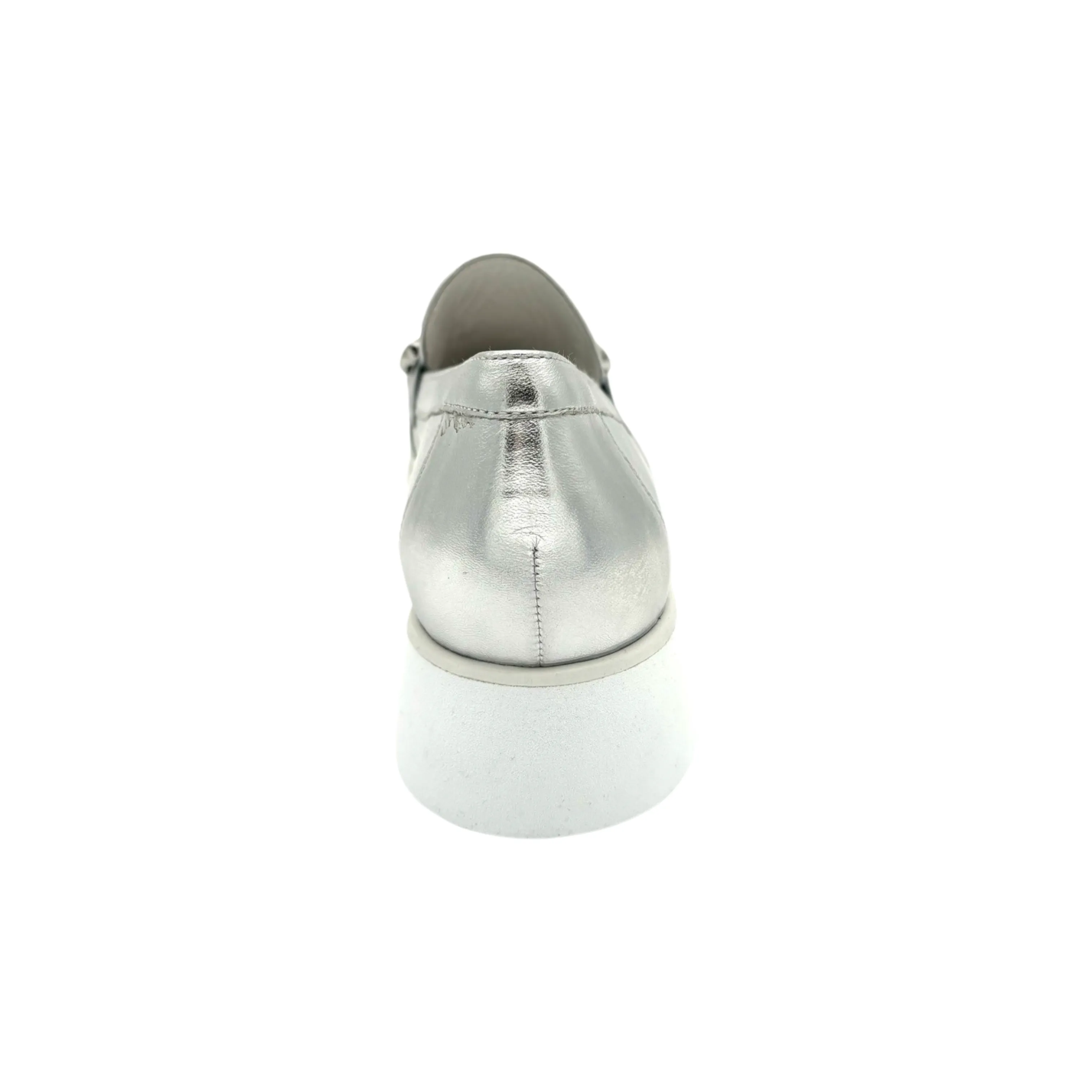 101631 Silver Platform Loafers