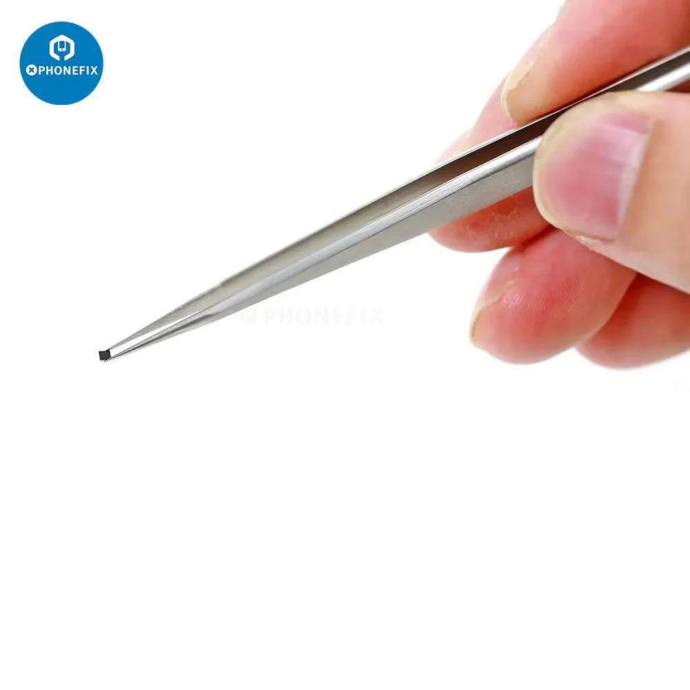 2UUL Stainless Steel Long 3D Tweezers For Phone Jewelry Repair