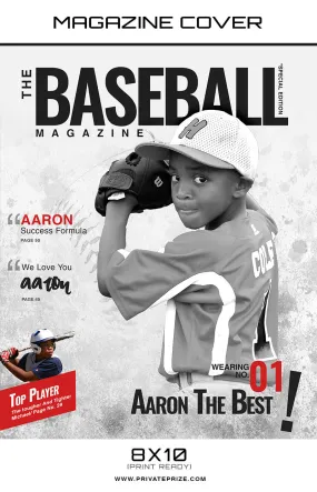 Baseball K- Sports Photography Magazine Cover