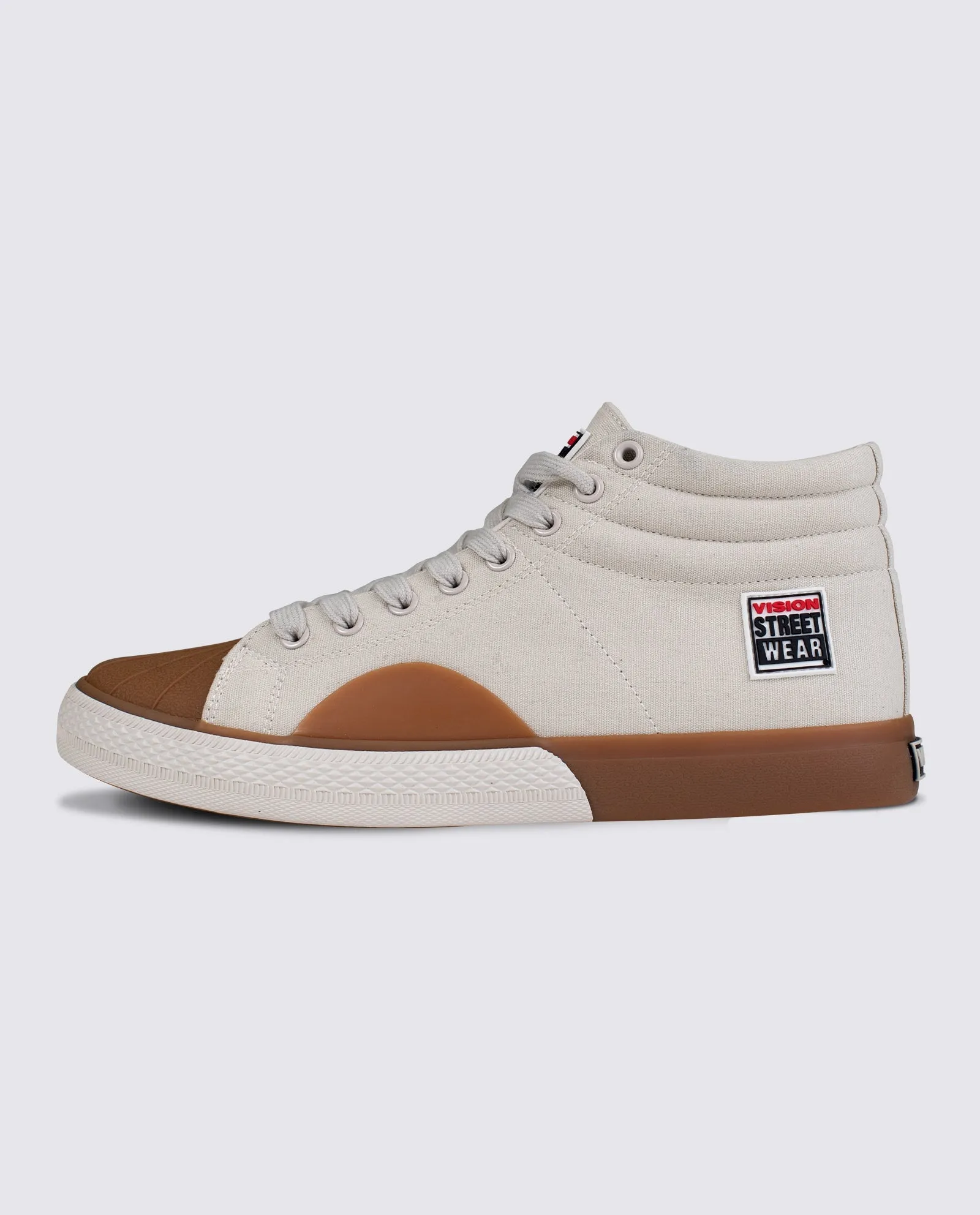 Canvas High Top Sneakers Bone