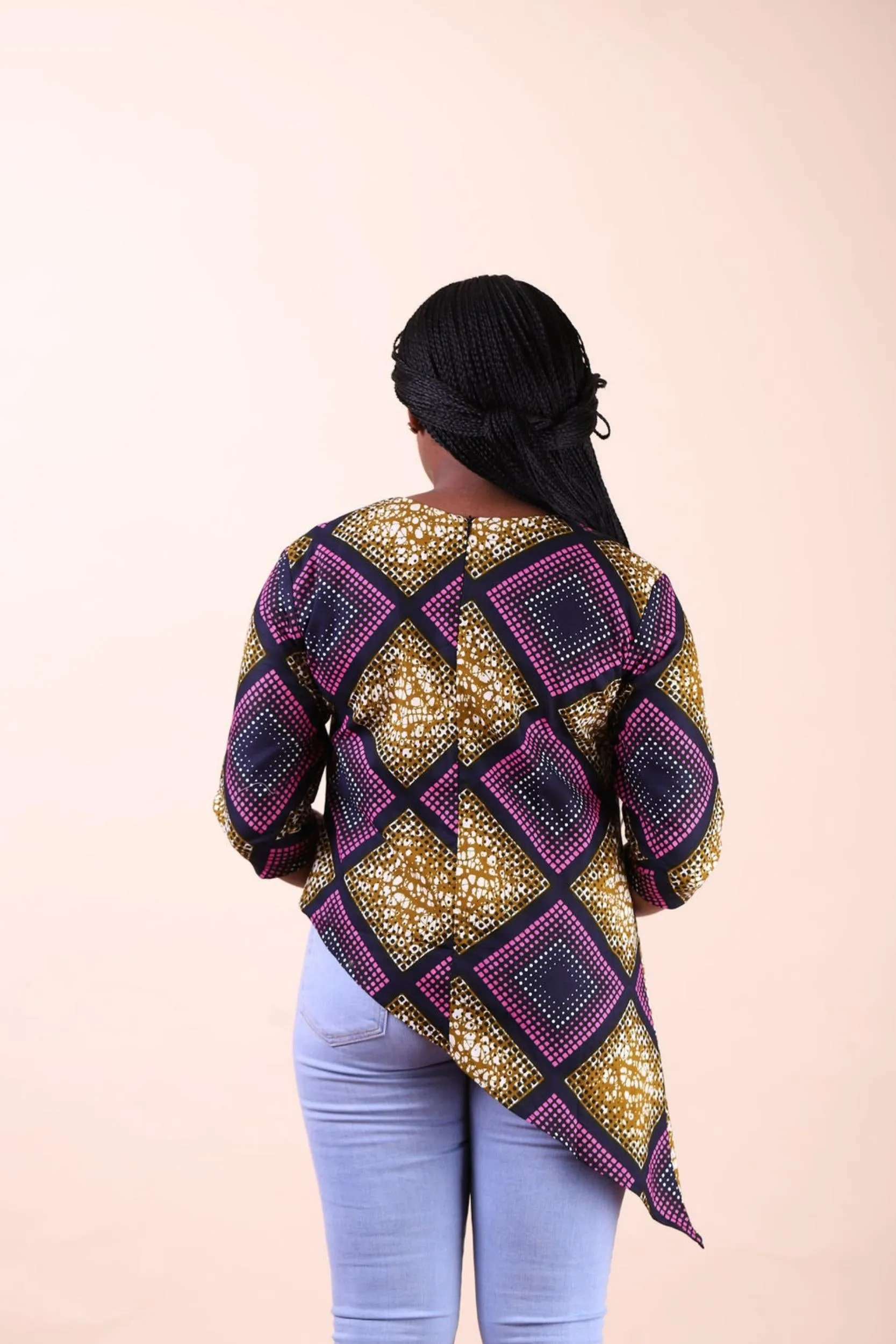 DUSO AFRICAN PRINT WOMEN'S TOP