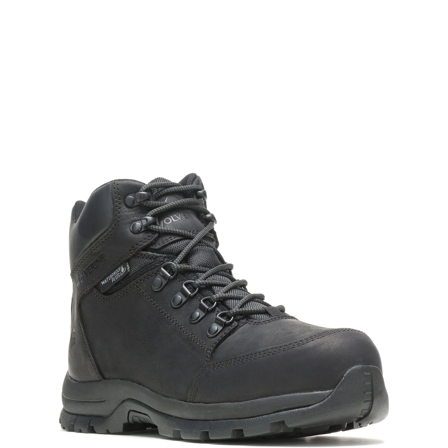 Grayson Mid Men's Steel-Toe Work Boots Black