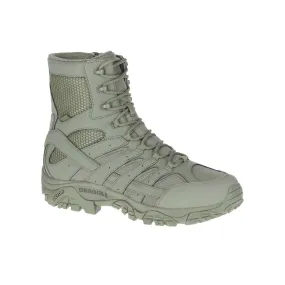 Mens 8 Tactical Work Boots in Waterproof Sage Green - Moab 2