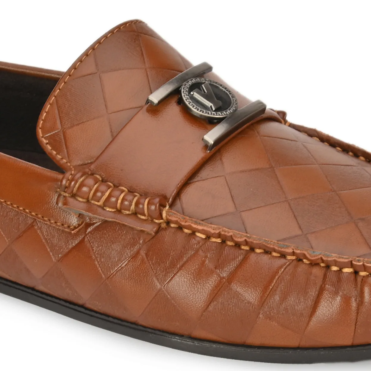 Newman Tan Driving Loafers