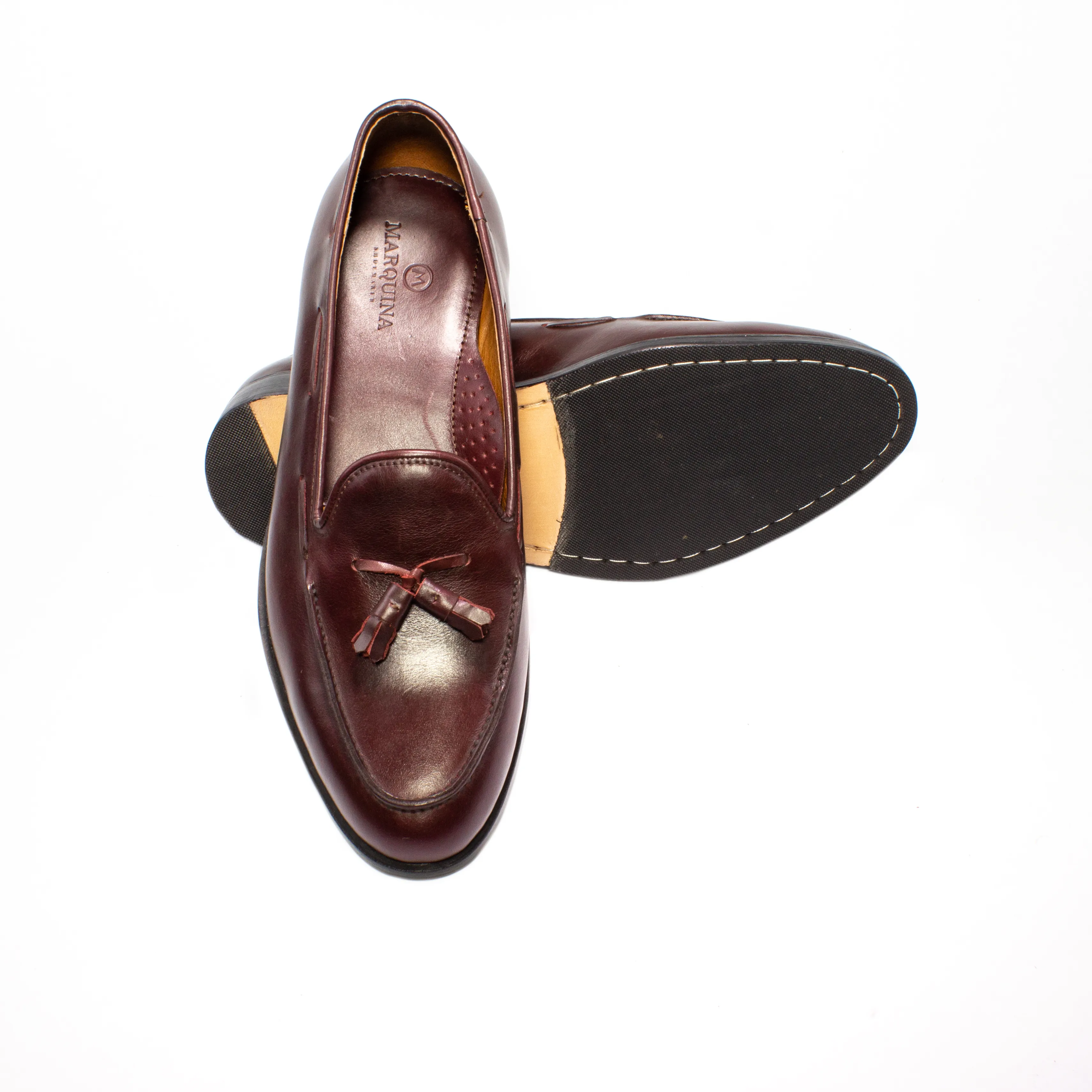 The Grand Tassel Loafer - Oxblood Burgundy